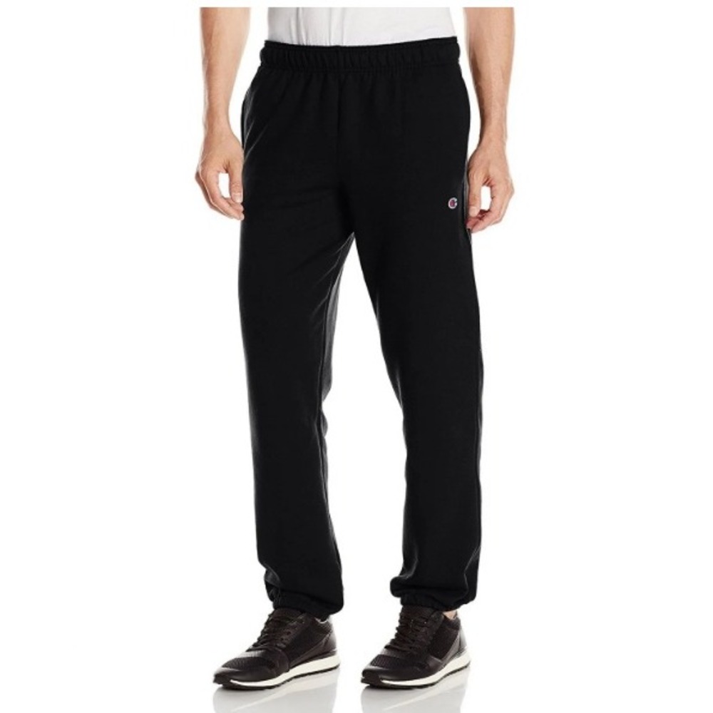 NWT Champion Powerblend Fleece Relaxed Sweatpants Athletic Lounge Black 3XB